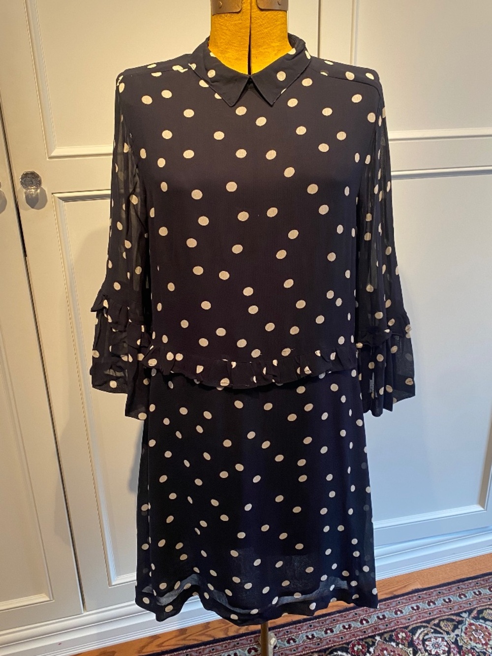 Polka Dot B&W Ganni Dress